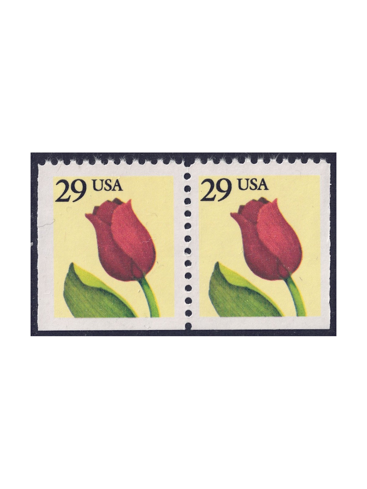 USA 1991 Tulip (□ adjacent sides) 2v MNH**