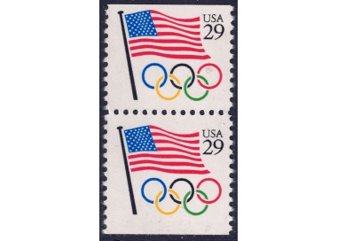 USA 1991 Olympic Flag and Rings (□ horiz.) MNH**