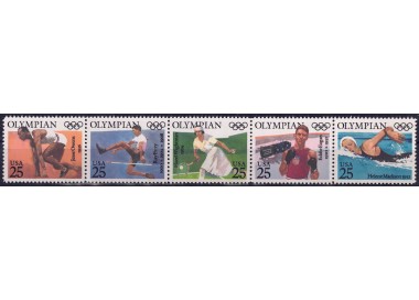 USA 1990 Campioni olimpici 5v MNH**
