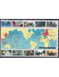 USA 1992 World War II (2nd series) s/s MNH**