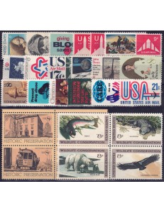 USA 1971 Annata completa 28v MNH**
