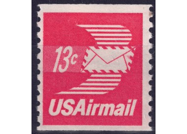 USA 1973 Winged Letter (Airmail) from reel MNH**