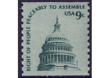 USA 1975 Democracy and Freedom (Capitol) from reel MNH**