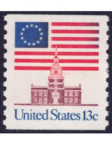 USA 1975 Democrazia e Libertà (Independence Hall) da bobina MNH**