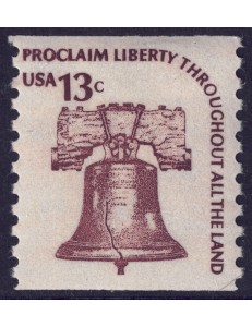 USA 1975 Democracy and Freedom (Liberty Bell) from reel MNH**