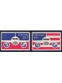 USA 1976 Airmail 2v MNH**