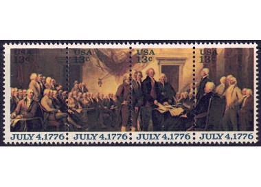 USA 1976 Declaration of Independence 4v MNH**
