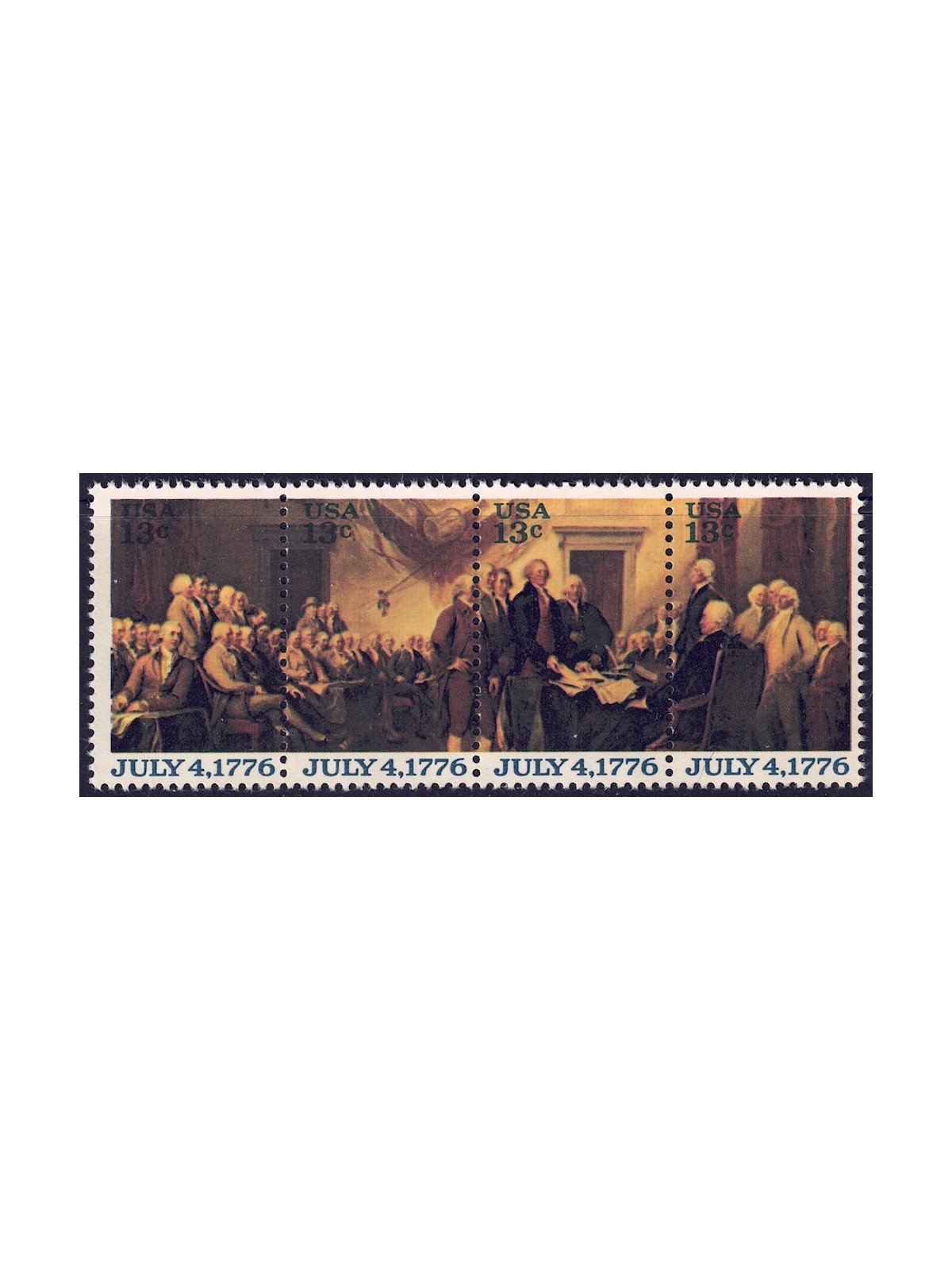 USA 1976 Dichiarazione dell'indipendenza 4v MNH**