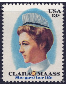 USA 1976 Clara Maass MNH**