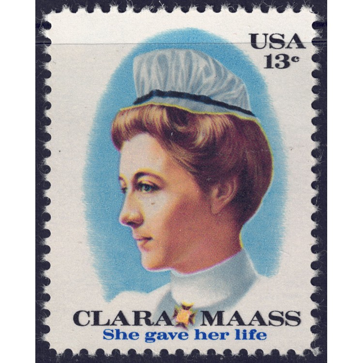 USA 1976 Clara Maass MNH**