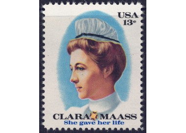 USA 1976 Clara Maass MNH**