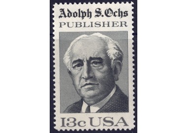USA 1976 Adolph S. Ochs MNH**