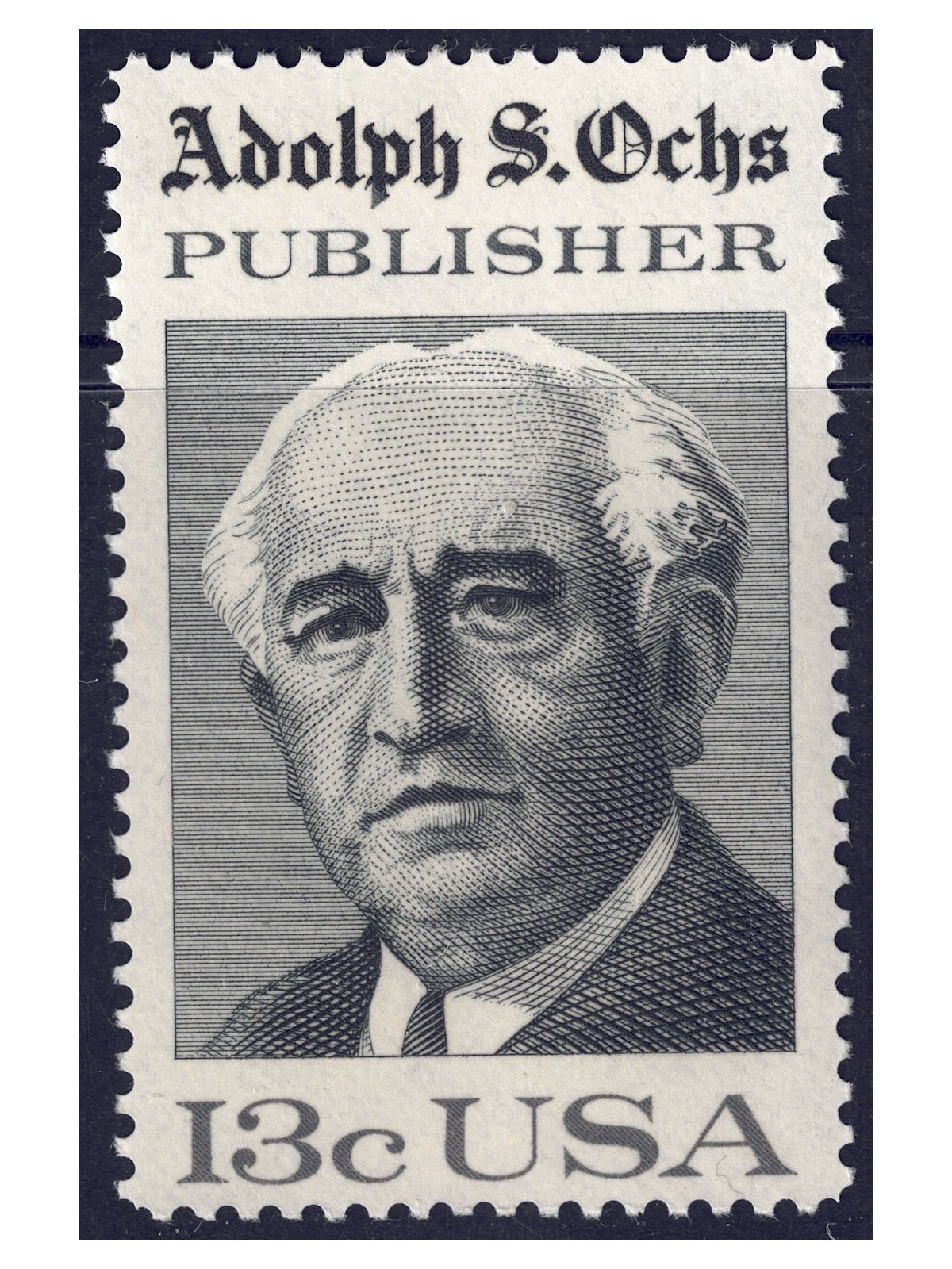 USA 1976 Adolph S. Ochs MNH**