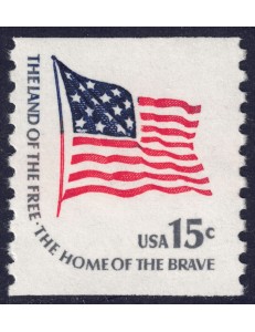 USA 1978 Serie ordinaria (Bandiera Mc Henry) da bobina MNH**