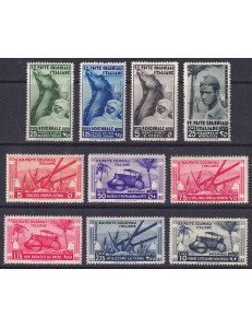 COLONIES GENERAL ISSUES 1933 March on Rome 10v MNH**