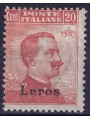 EGEO LERO 1922 20c arancio filigrana corona MNH**