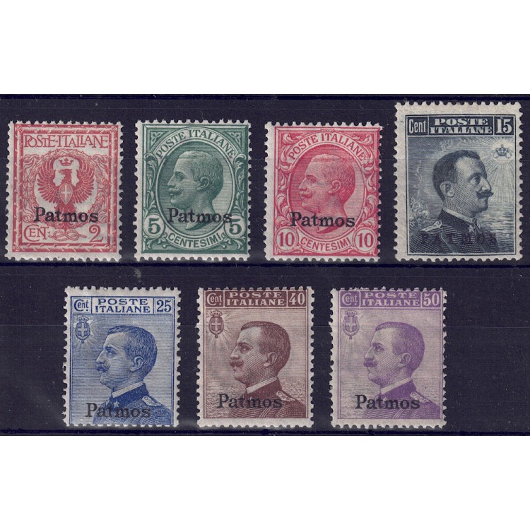 EGEO PATMO 1912 Ordinary series 7v MNH**