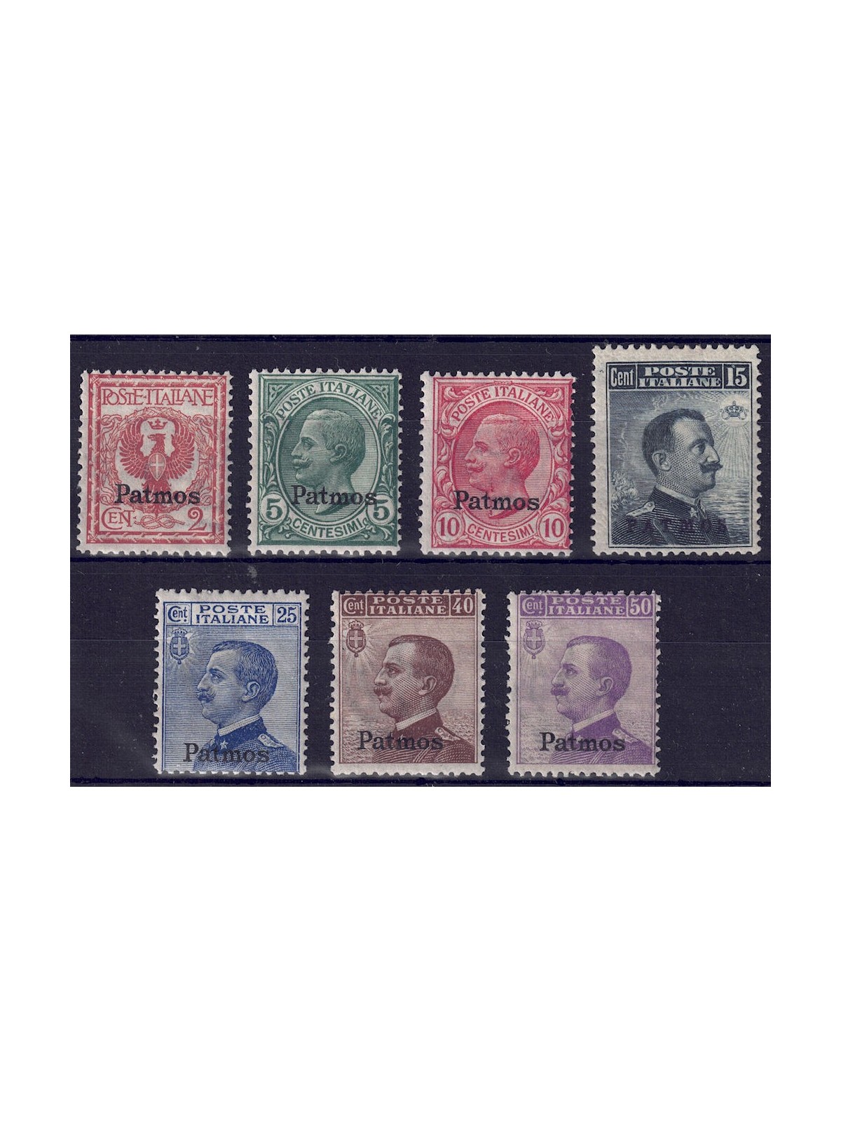 EGEO PATMO 1912 Ordinary series 7v MNH**