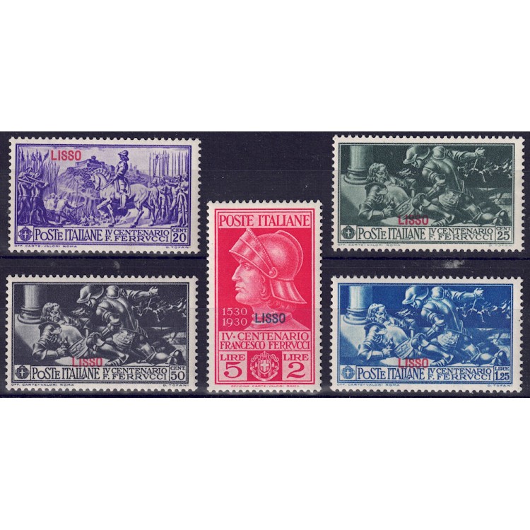EGEO LIPSO 1930 Francesco Ferrucci 5v MNH**
