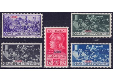 EGEO LIPSO 1930 Francesco Ferrucci 5v MNH**