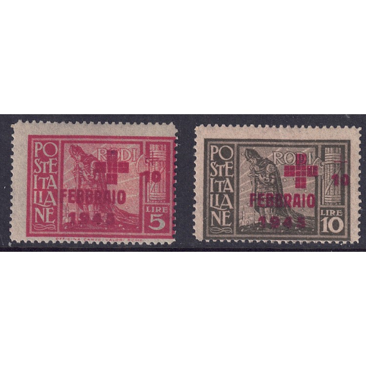 EGEO 1945 Pro Red Cross 2v MNH**
