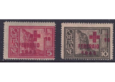 EGEO 1945 Pro Red Cross 2v MNH**