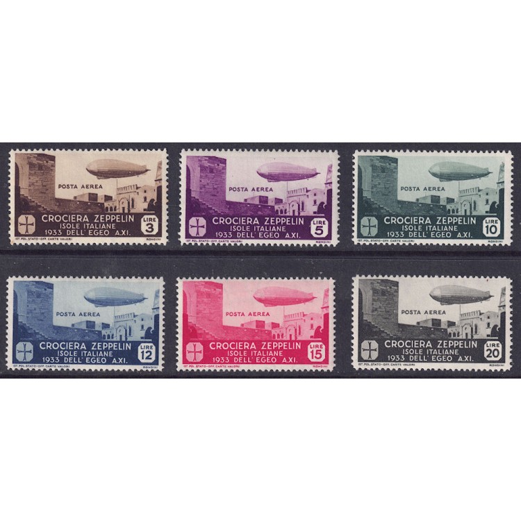 EGEO 1933 Crociera Zeppelin 6v MNH** ©