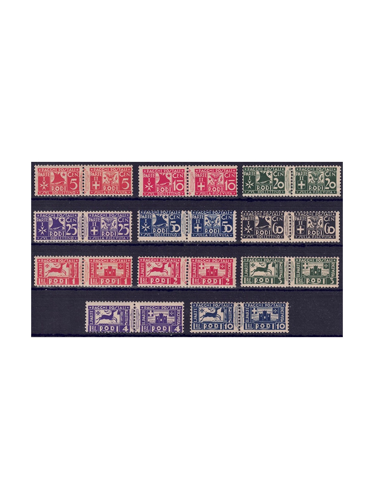 EGEO 1934 Postal Parcels 11v MNH**
