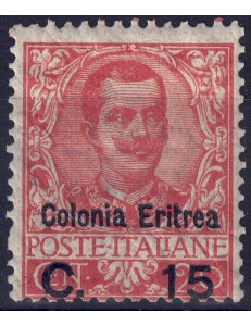 ERITREA 1905 Floreale 15c su 20c MNH**