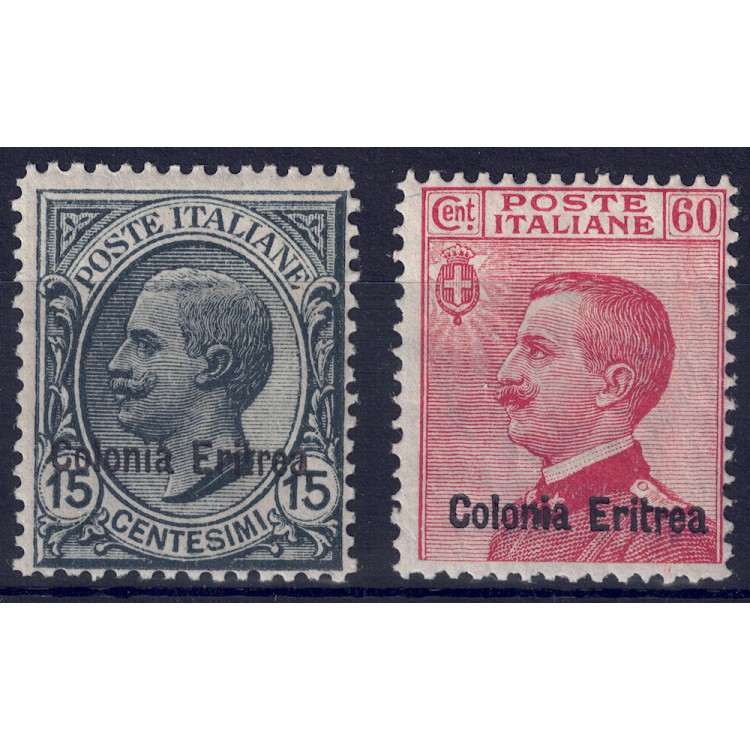 ERITREA 1918-20 Ordinary series 2v MNH**