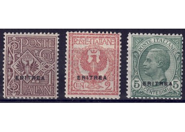 ERITREA 1924 Ordinary series 3v MNH**