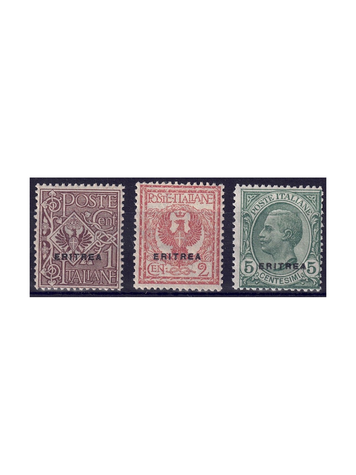 ERITREA 1924 Serie ordinaria 3v MNH**