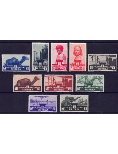 ERITREA 1933 Pictorial series 10v MNH**