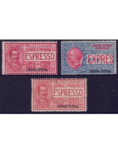 ERITREA 1907-21 Express trains 3v MNH**