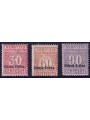 ERITREA 1916 Servizio commissioni 3v MNH**