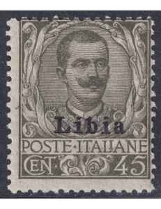LIBIA 1912-17 45c oliva MNH**