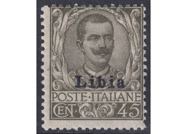 LIBIA 1912-17 45c oliva MNH**