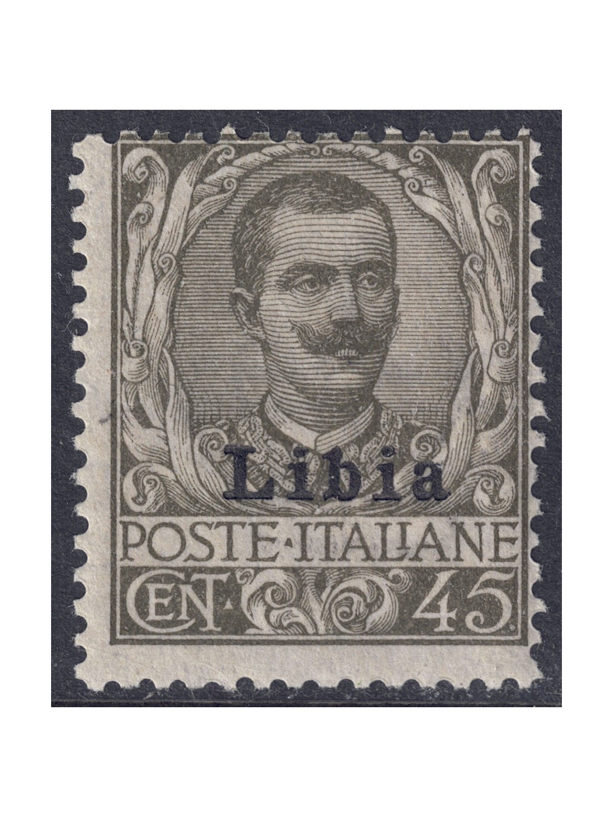 LIBIA 1912-17 45c oliva MNH**