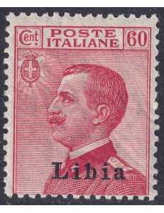 LIBIA 1918 60c carminio MNH**
