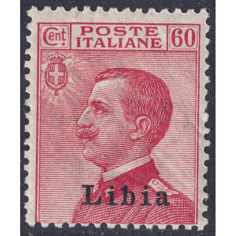 LIBIA 1918 60c carminio MNH**
