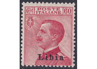 LIBIA 1918 60c carminio MNH**