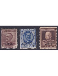 LIBYA 1928-29 Ordinary series 3v MNH**