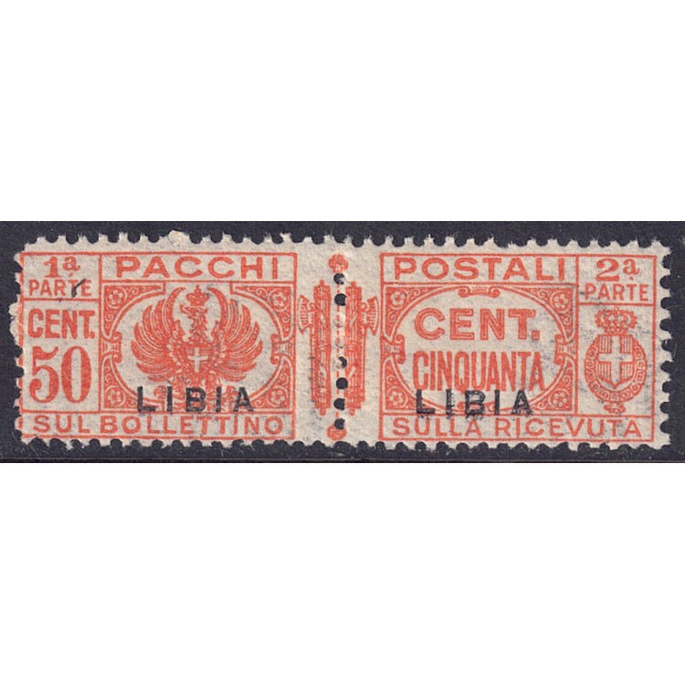 LIBIA 1931 Pacchi postali 50c giallo arancio MNH**