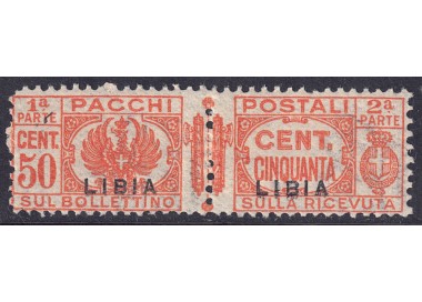 LIBYA 1931 Parcel Post 50c Yellow Orange MNH**