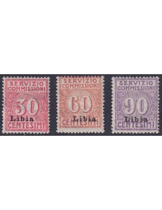 LIBYA 1915 Commission Service 3v MNH**