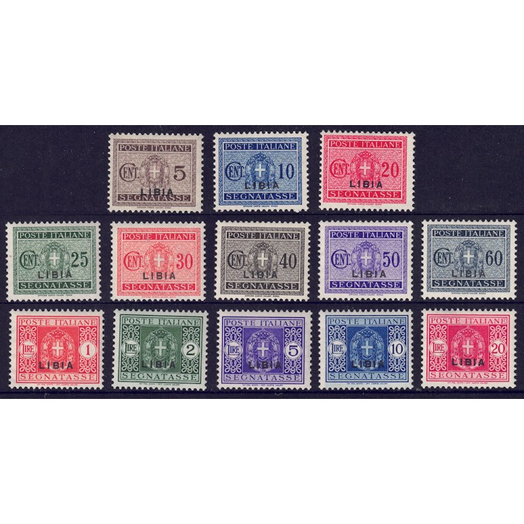 LIBIA 1934 Segnatasse 13v MNH** ©