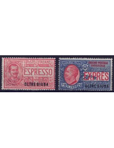 BEYOND GIUBA 1926 Express 2v MNH**