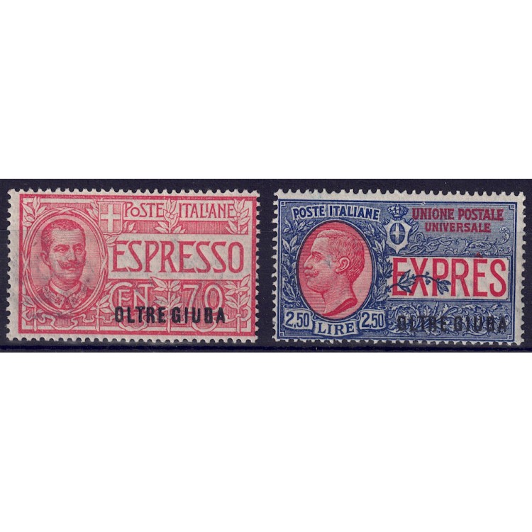 OLTRE GIUBA 1926 Espressi 2v MNH**