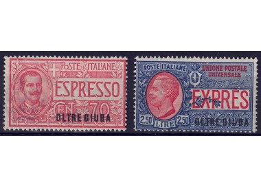 OLTRE GIUBA 1926 Espressi 2v MNH**