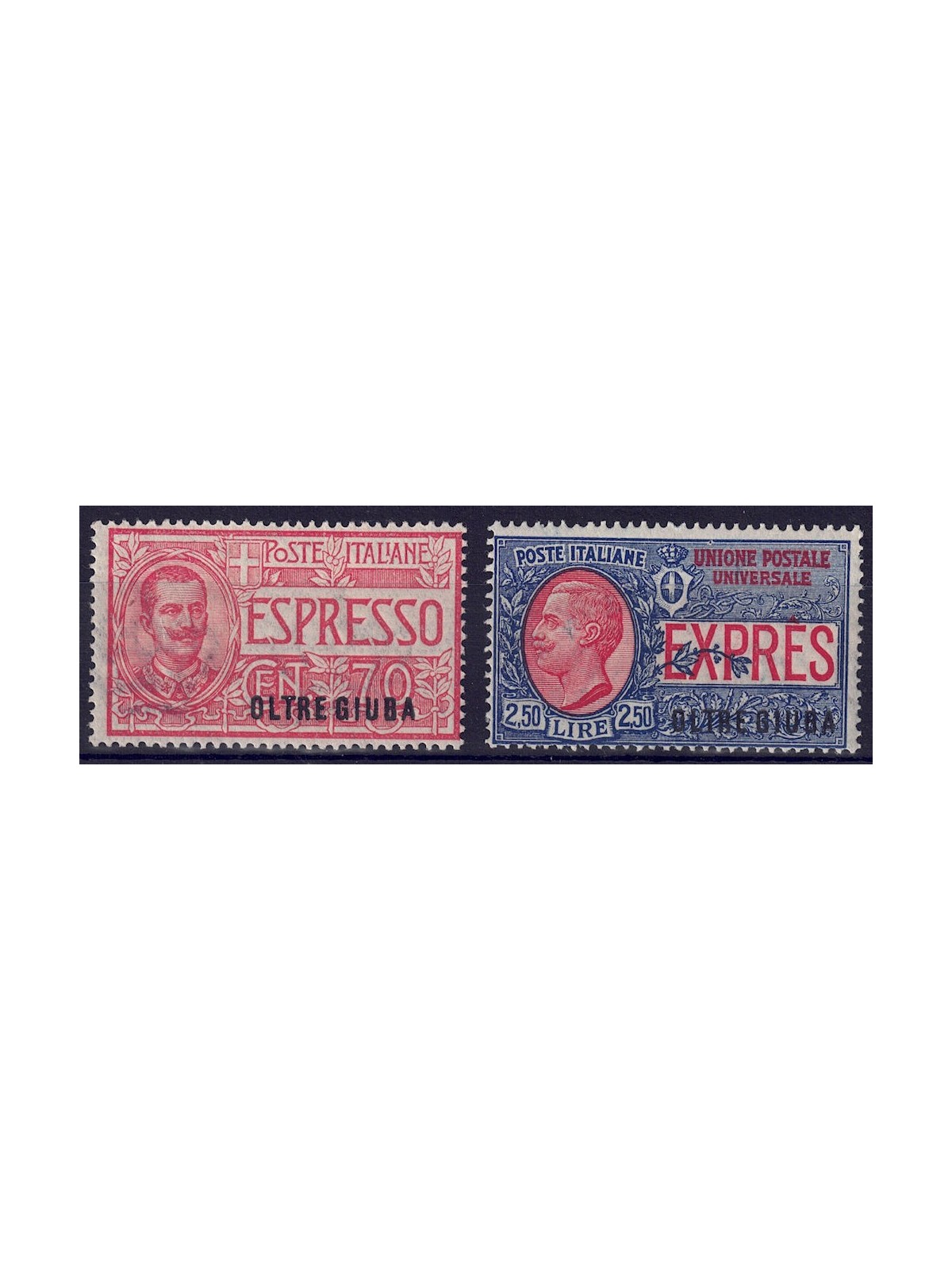 OLTRE GIUBA 1926 Espressi 2v MNH**
